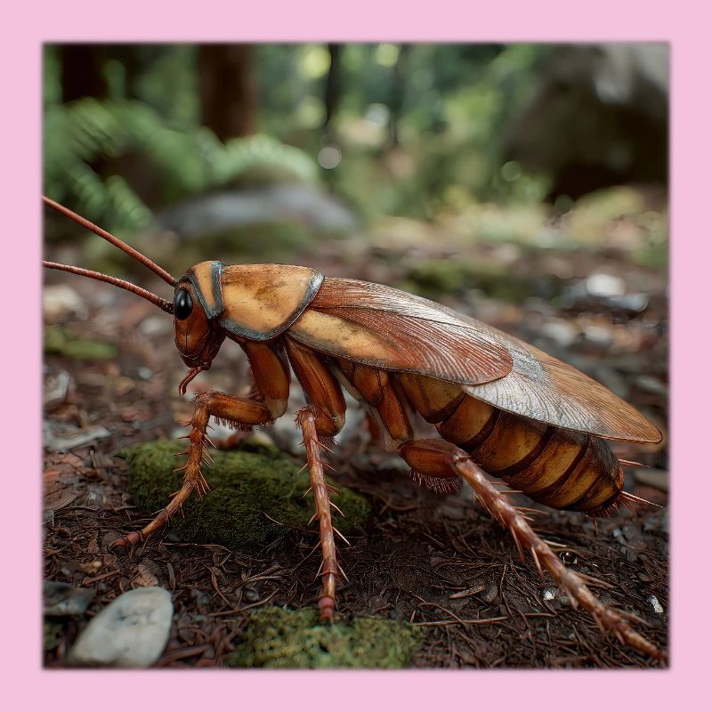 Cafard réaliste – Macro Conception d’insectes