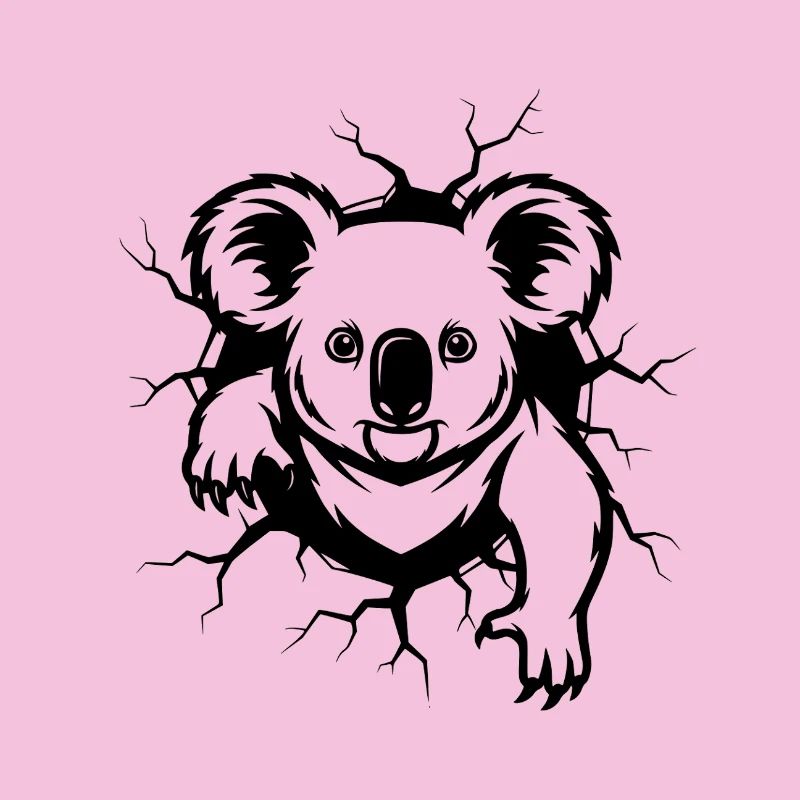 Koala Wall Breakthrough – Cool Animal Wall Break