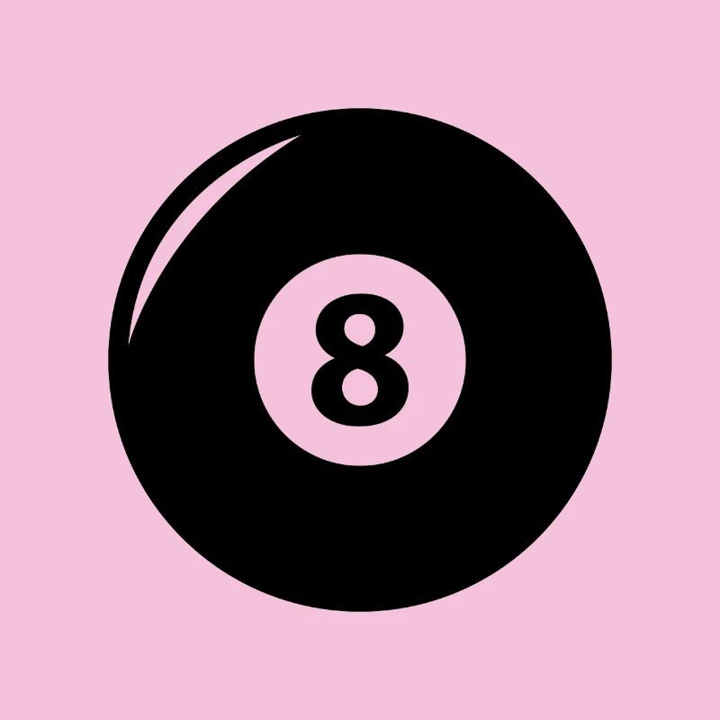 8 schwarze Billards