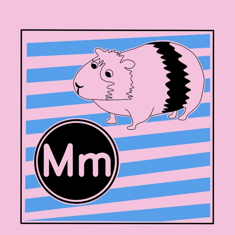 M pour cochon d’Inde