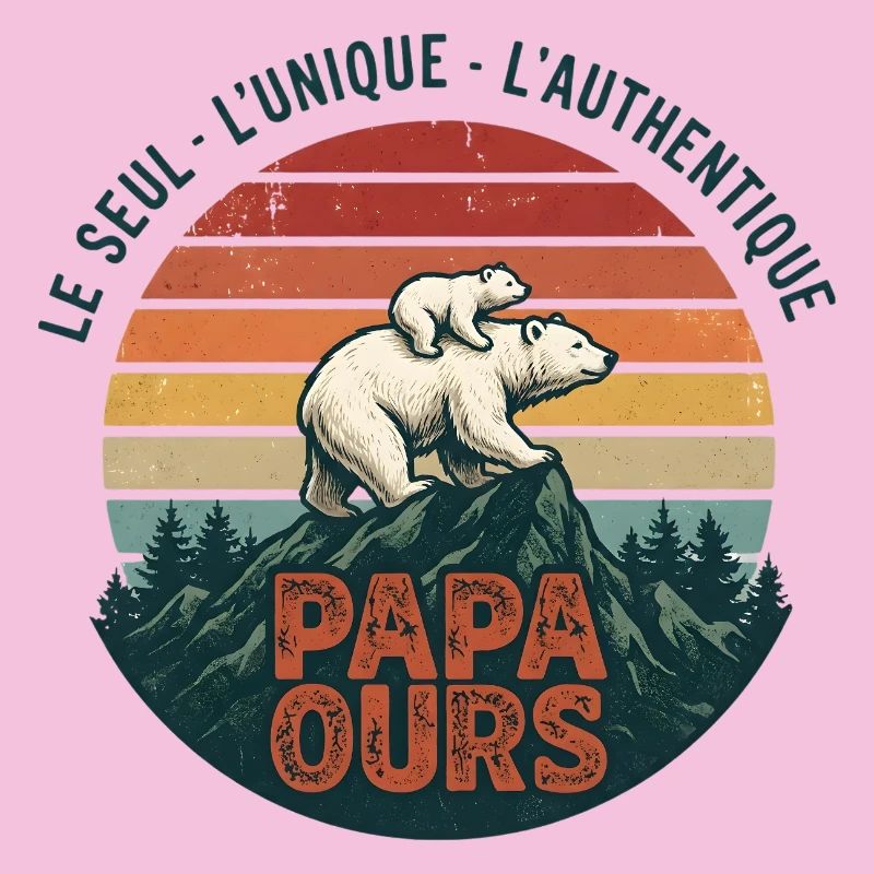 Papa Bear Mountain Retro Sun