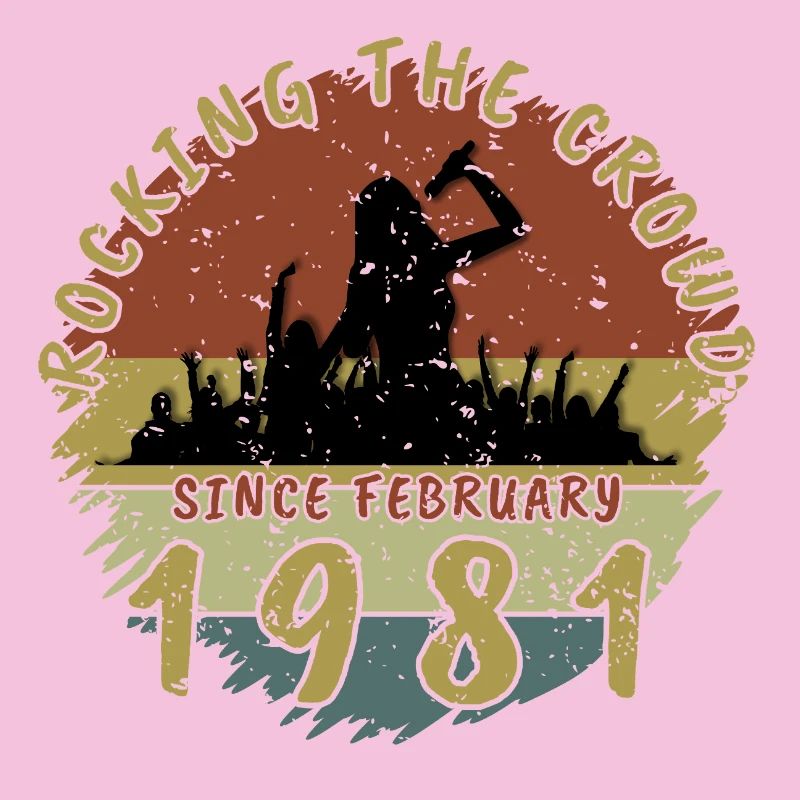 45th Birthday Rocking the crowd SNG 02/1981