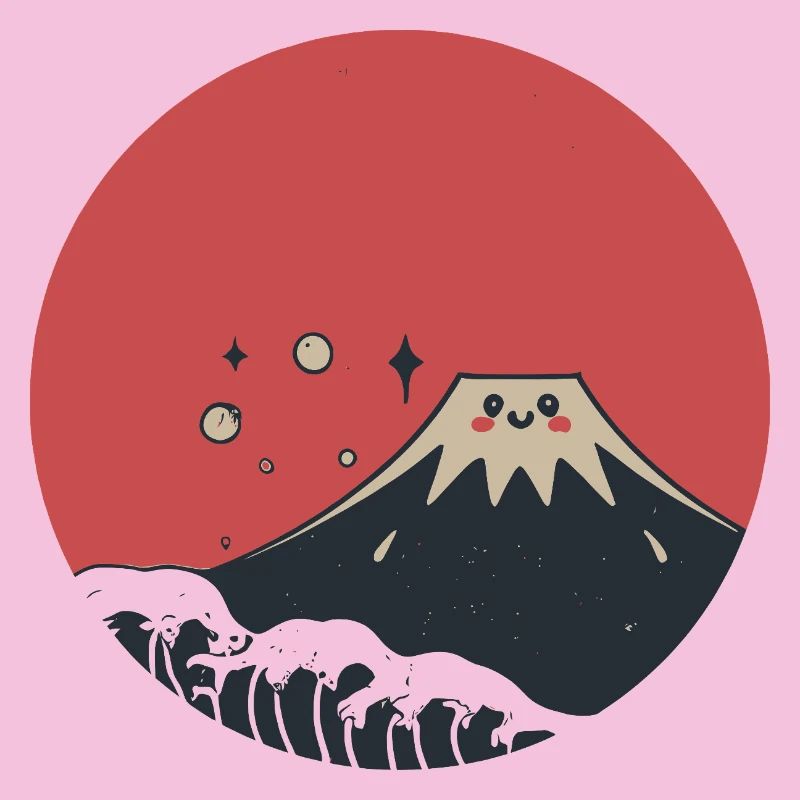 Mount Fuji Red Smile