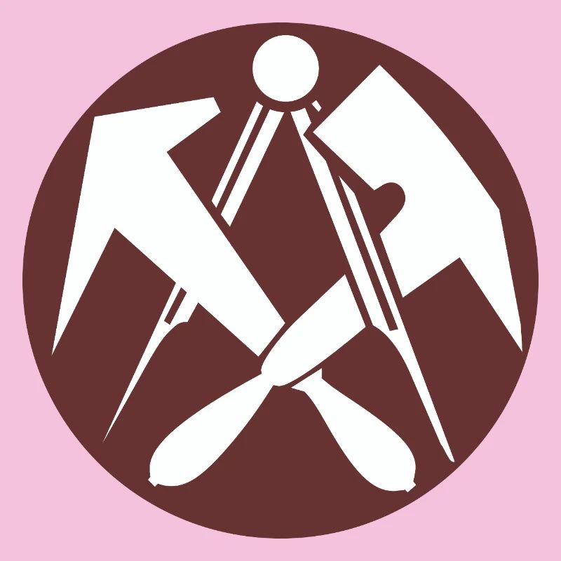 51164_Dachdecker, Zunftzeichen, Berufswappen