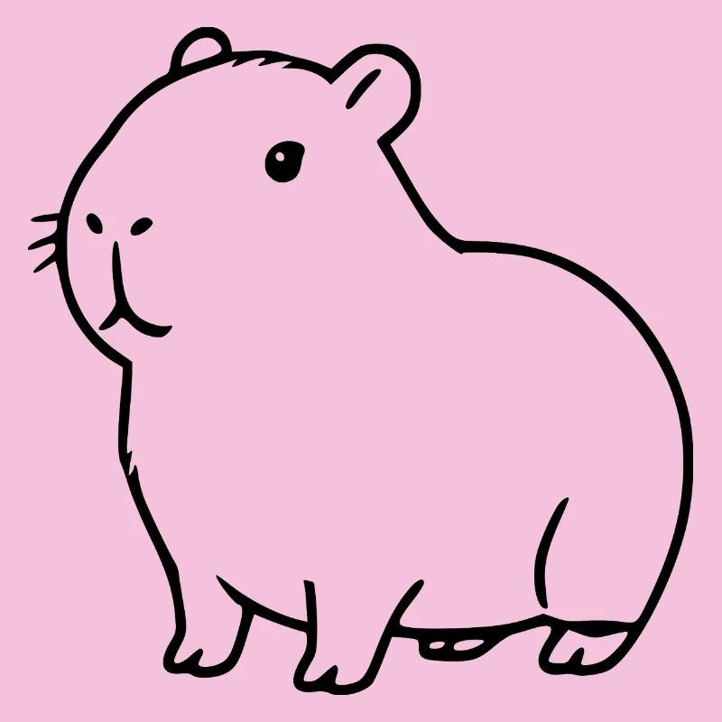 Capybara capybara noir
