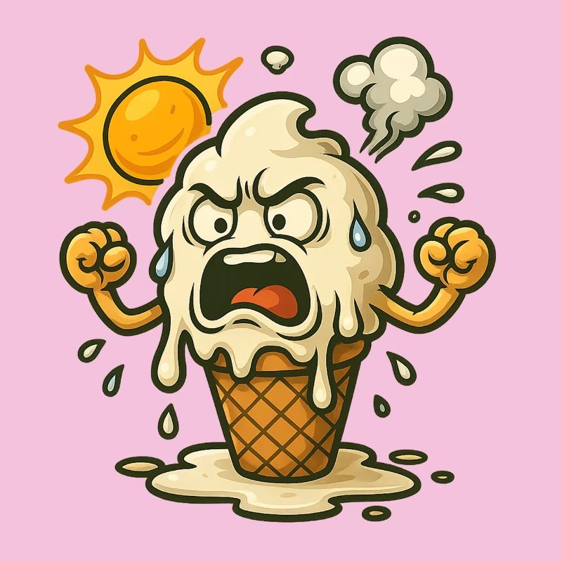 Wenn Eis bei Hitze ausrastet