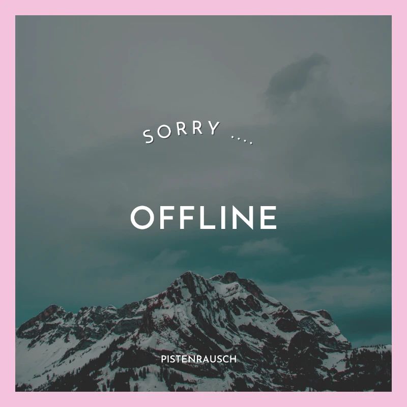Offline in den Bergen