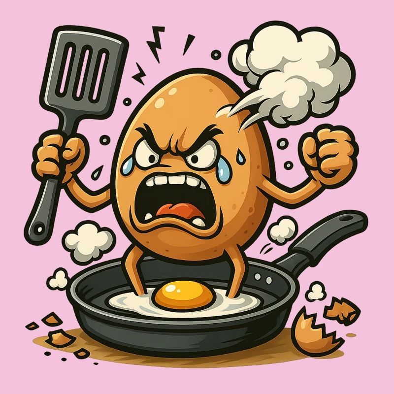 When eggs freak out