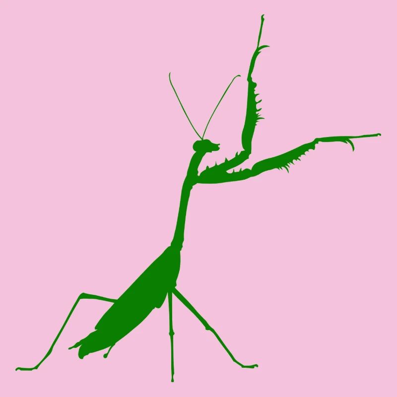 Praying mantis green