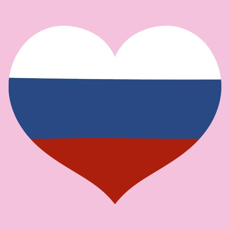 Drapeau du cœur de la Russie