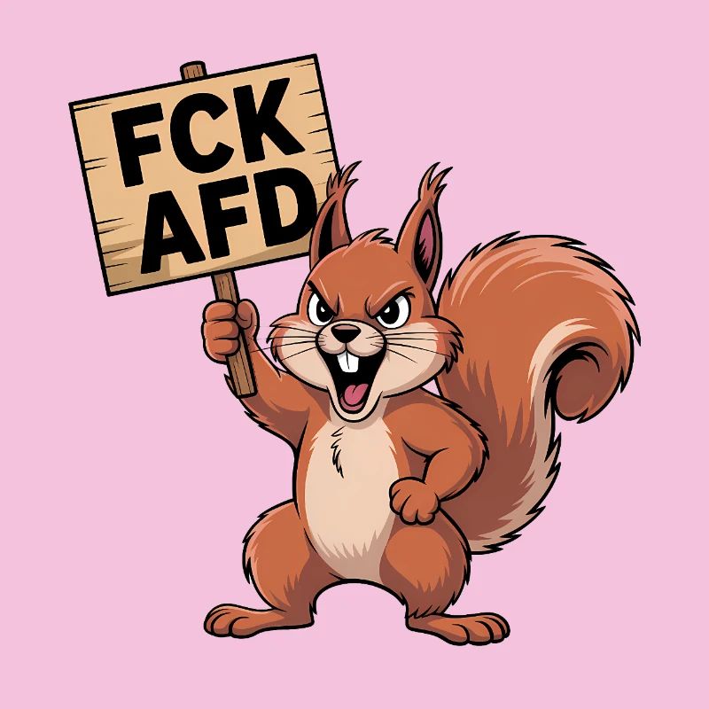 FCK AFD - Antifa Eichhörnchen Tee