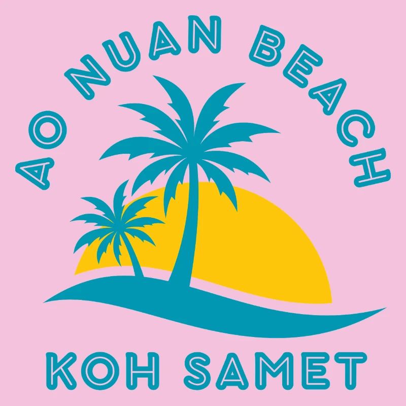 Coucher de soleil de Koh Samet Palm Beach