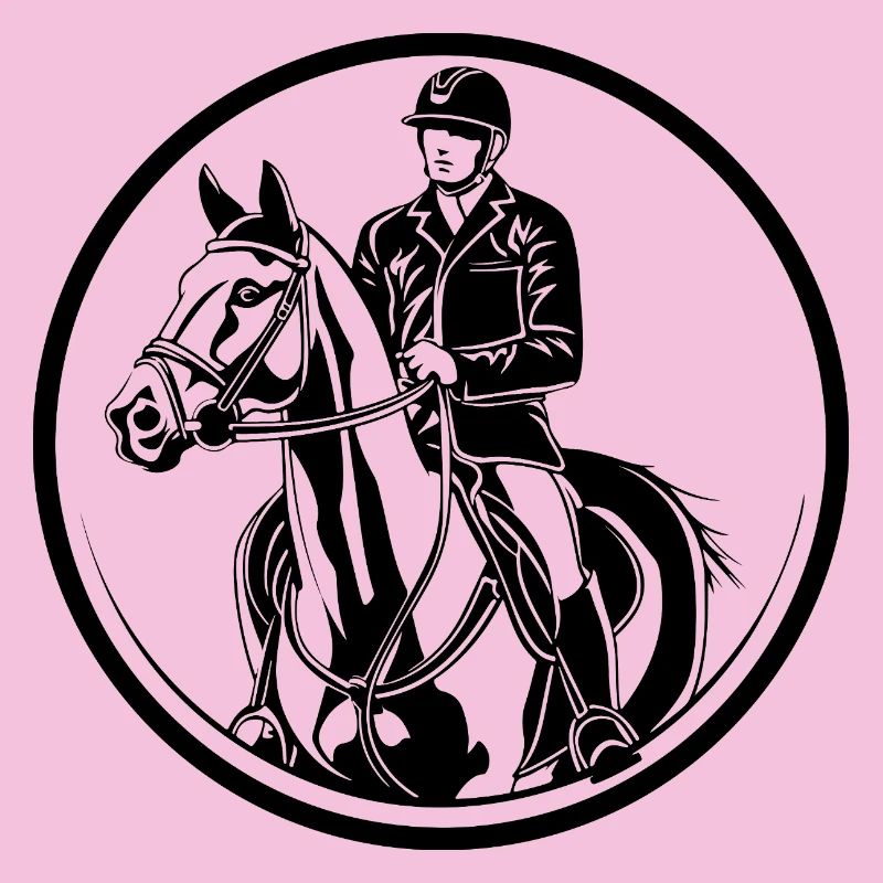 Reiten Pferd Mann Silhouette