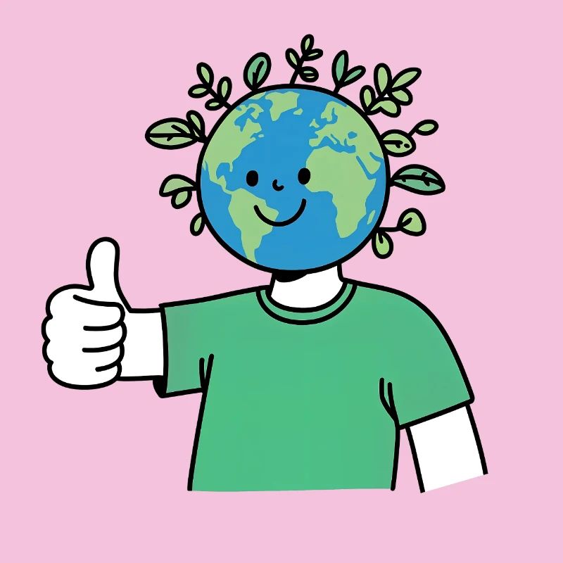 Smiling Earth Saving and protecting the planet
