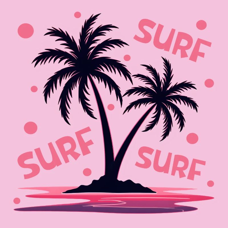 Surfing Palm Trees