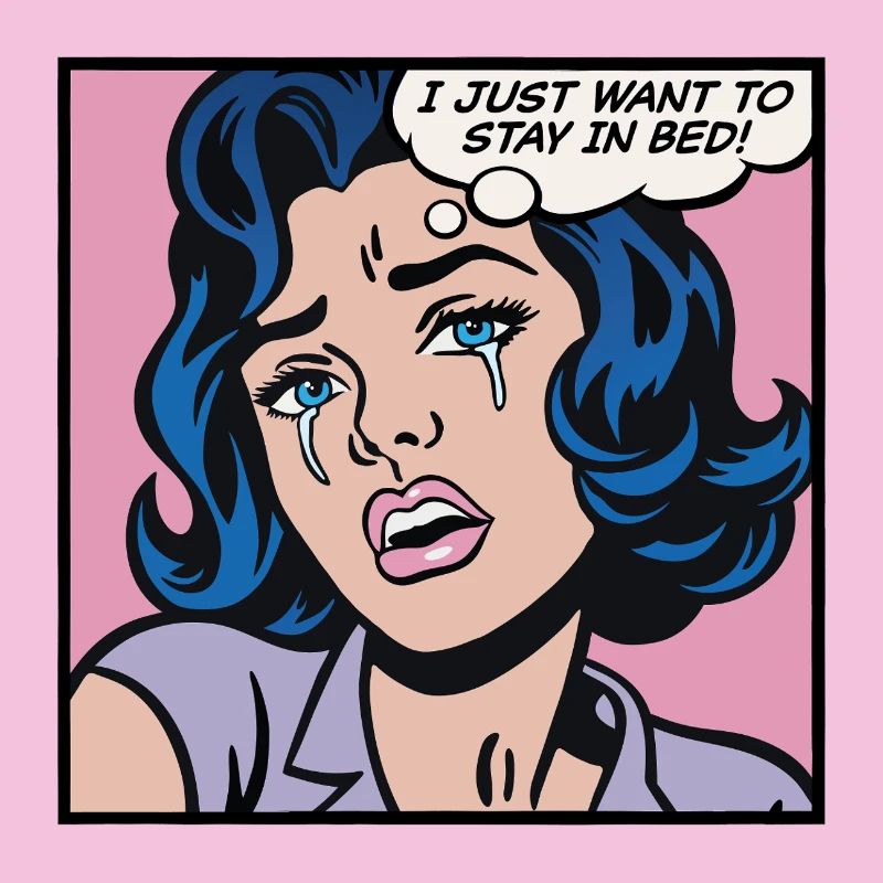 Ich will einfach nur im Bett bleiben!