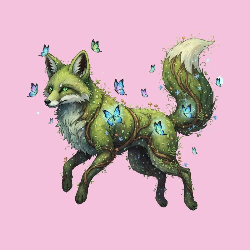 Green Fox Magic Butterfly