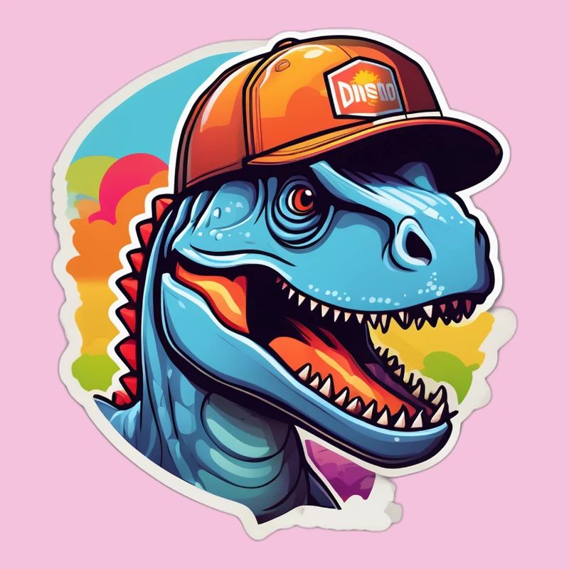 Dinosaurier-Regenbogenkappe