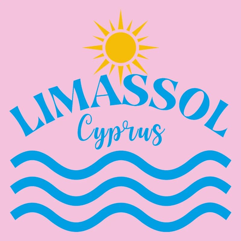 Limassol Chyprite Vagues de soleil