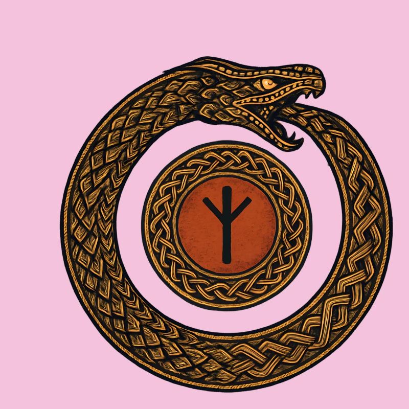 Uroboros Runic Circle