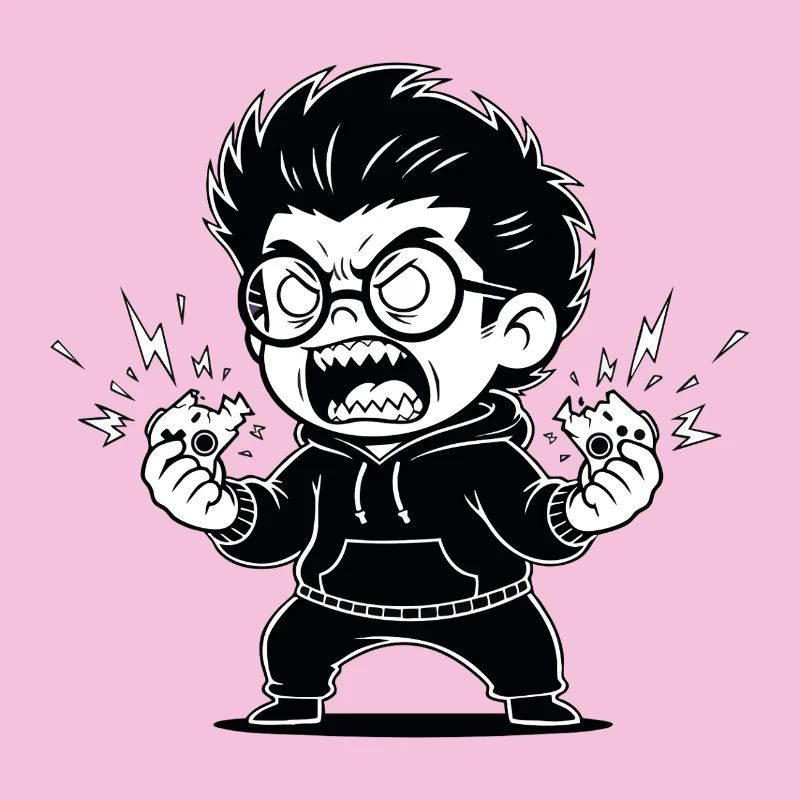 Gamer Anger Controller Broken Rage