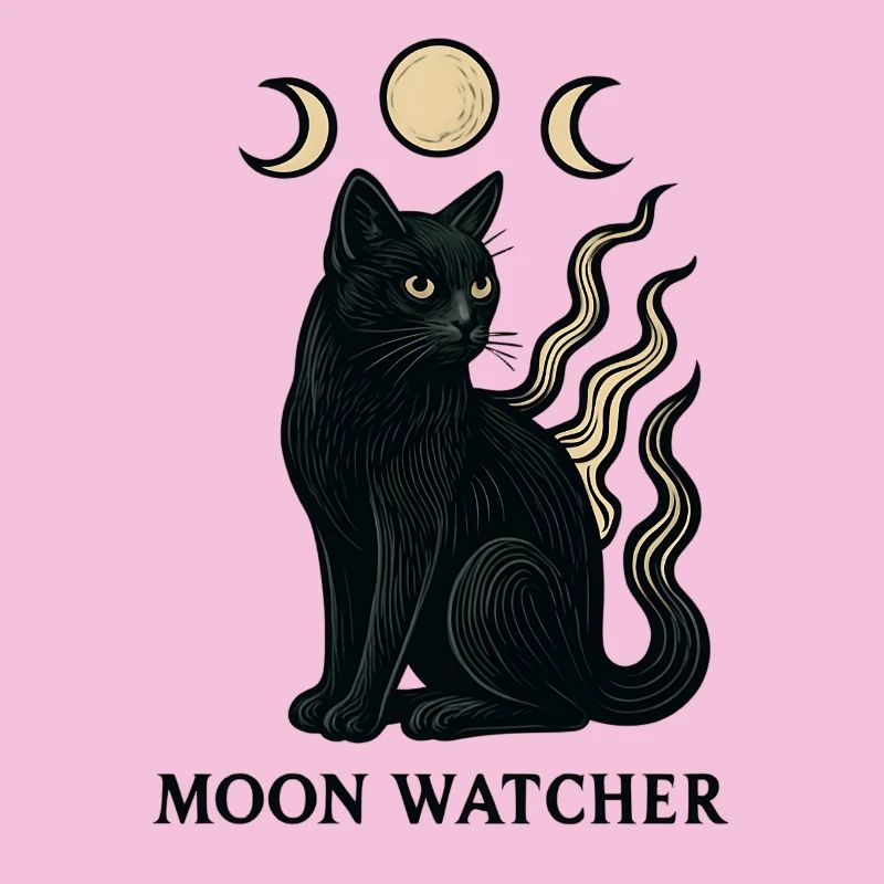 Moon Guardian Cat