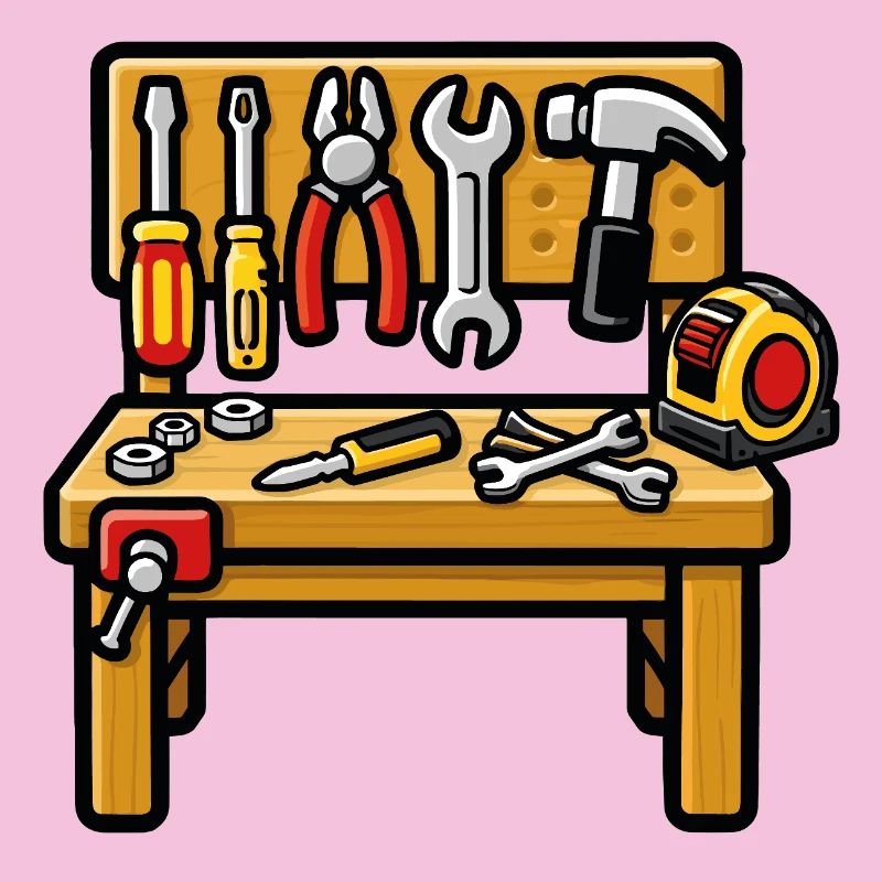 Établi de travail bricolage atelier