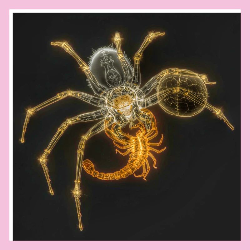 Neon Arachnide Design