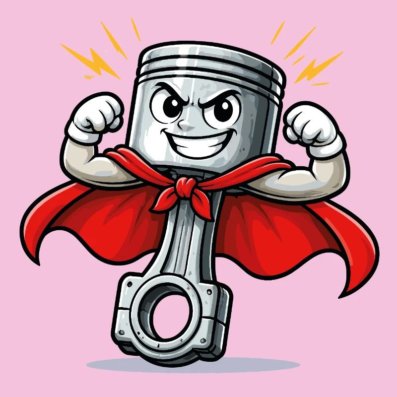 Mechanikers Superheld Piston