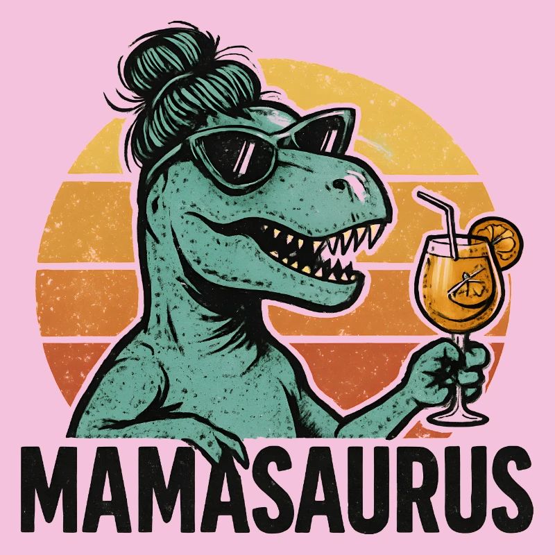 Mamasaurus Mama Mutter Geschenkidee Humor Lustig