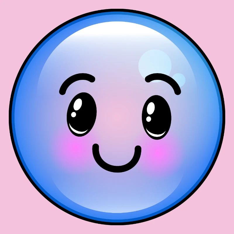 Cute Blue Bubble