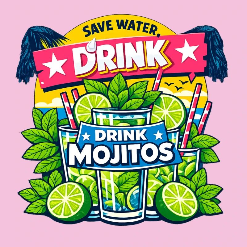 Spar das Wasser, trink Mojitos