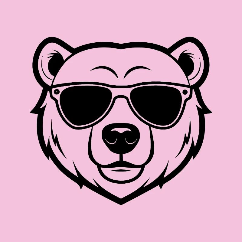 Polar bear face