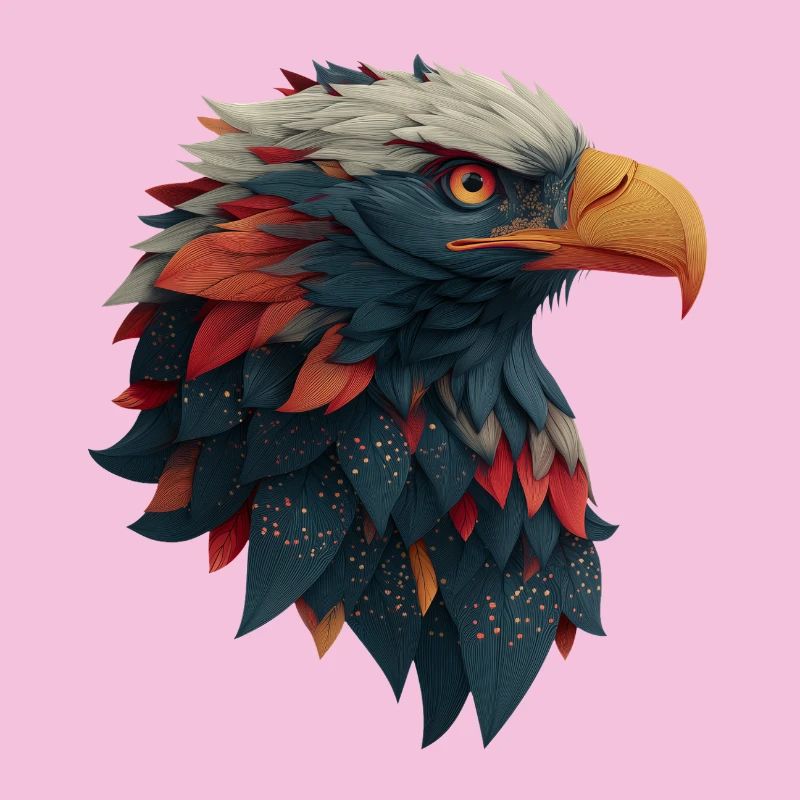 Powerful Eagle Head, Strong, Determined Gift