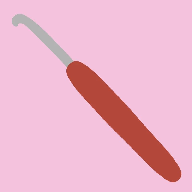Red-Handled Crochet Hook