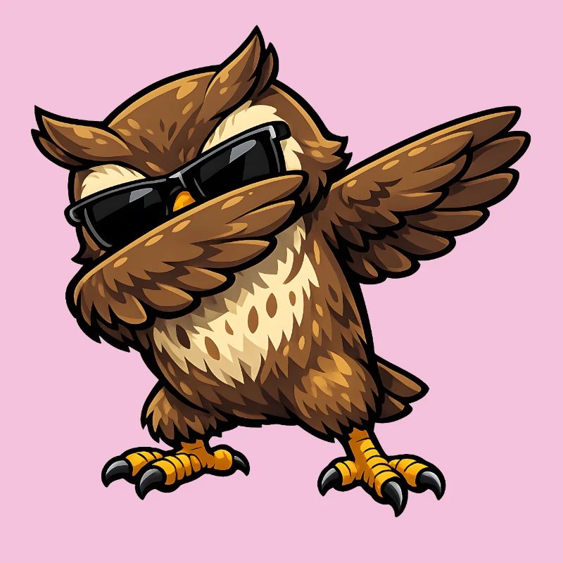 Dabbing Owl