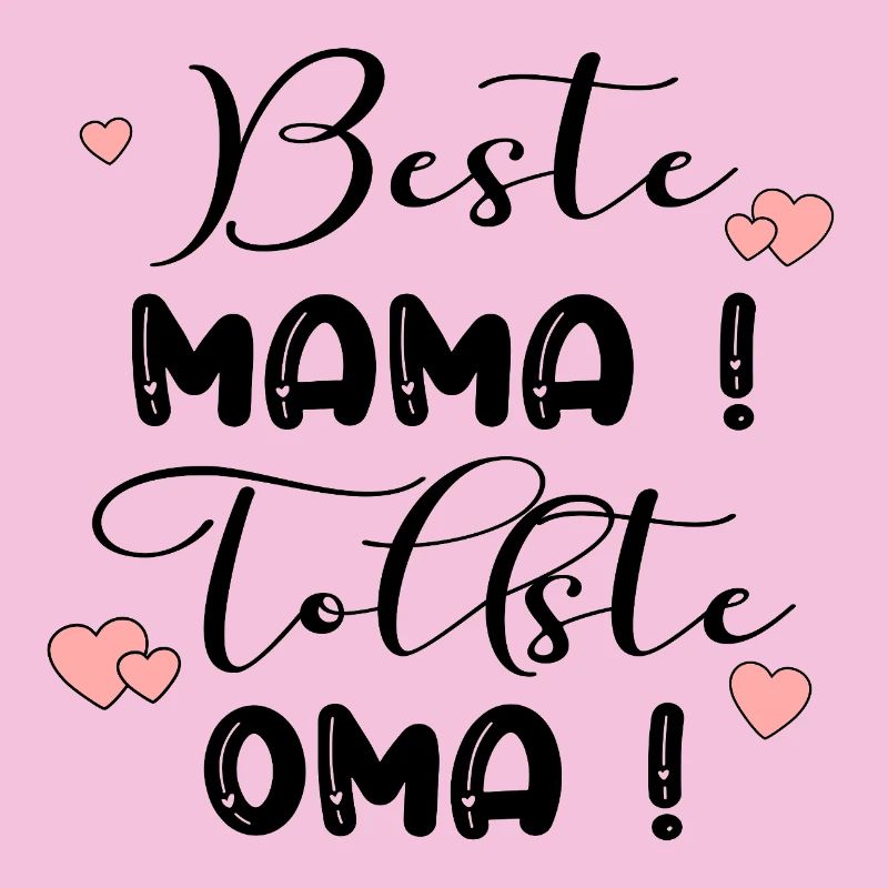 Muttertag Oma - Mama Herz
