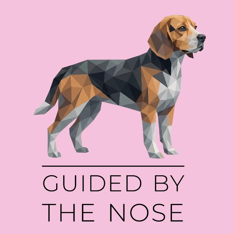 Art Beagle Low-Poly - Guidé par le nez