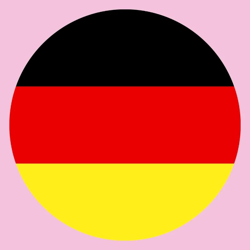 Runde deutsche Flagge