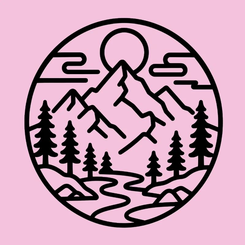 Mountain Forest Emblem