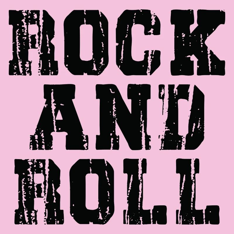 Rock and Roll Typographie Audacieuse et Usée