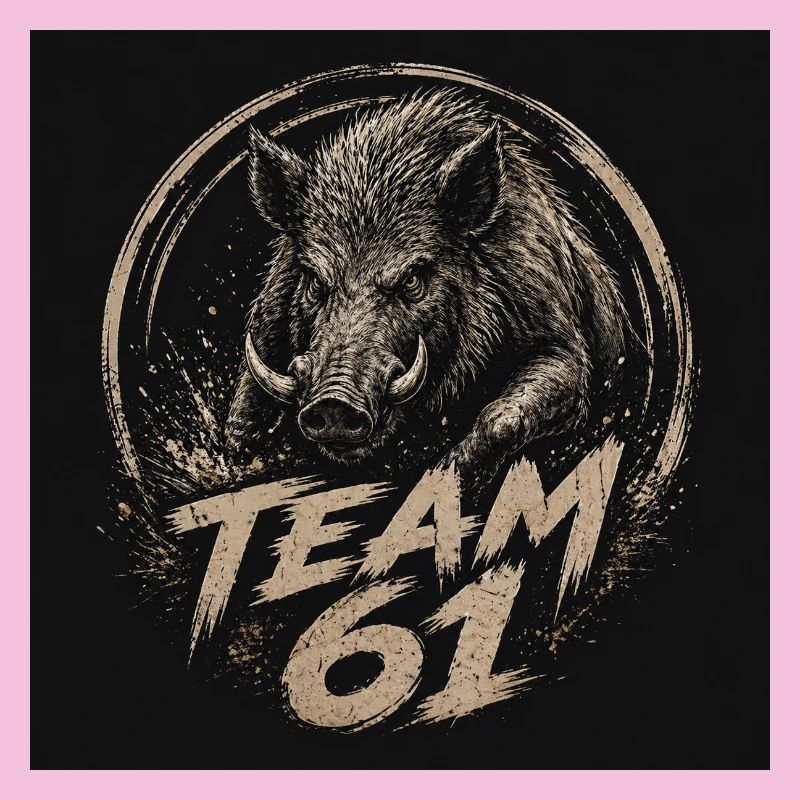 Team 61 Wildschwein Kraftlogo