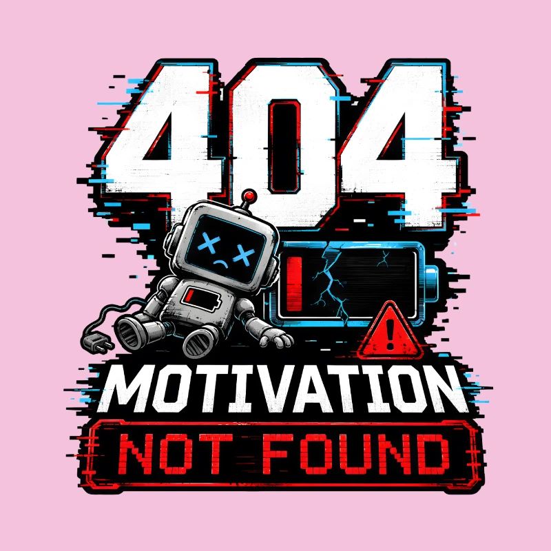 404 Motivation Not Found Roboter