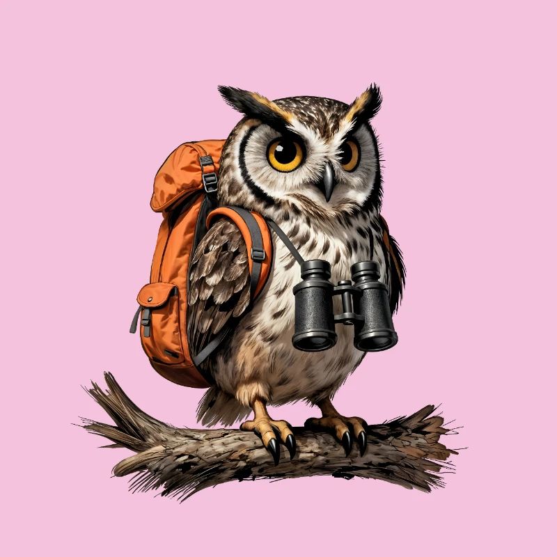 Exploratory Owl and Hiking Bag