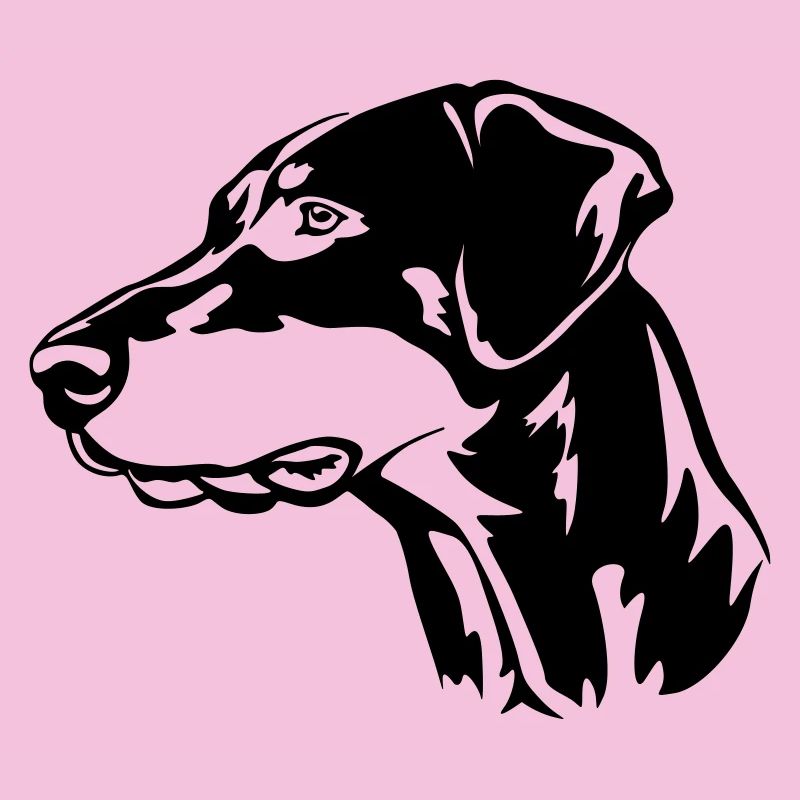 Dobermann Kopf