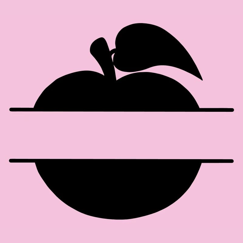 Textausschnitt im Apfel