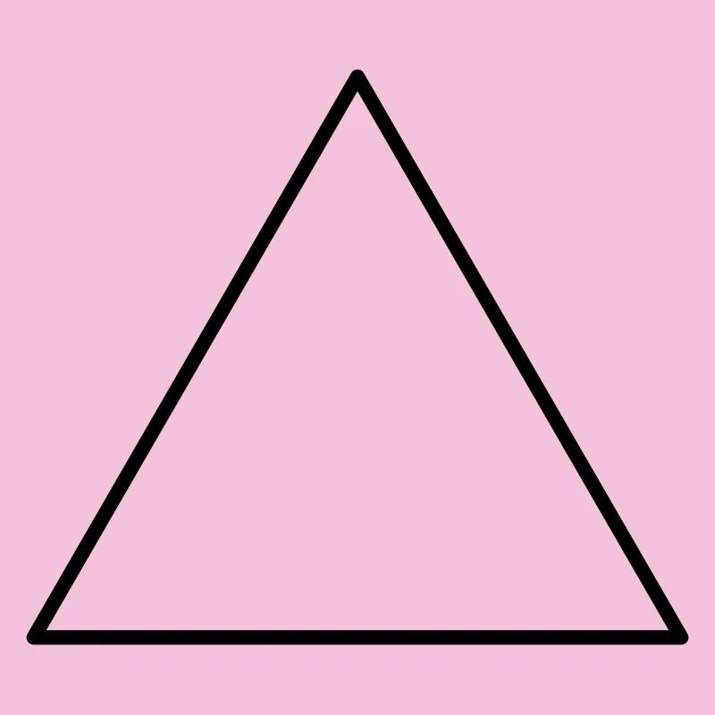 Symbol triangle equilateral