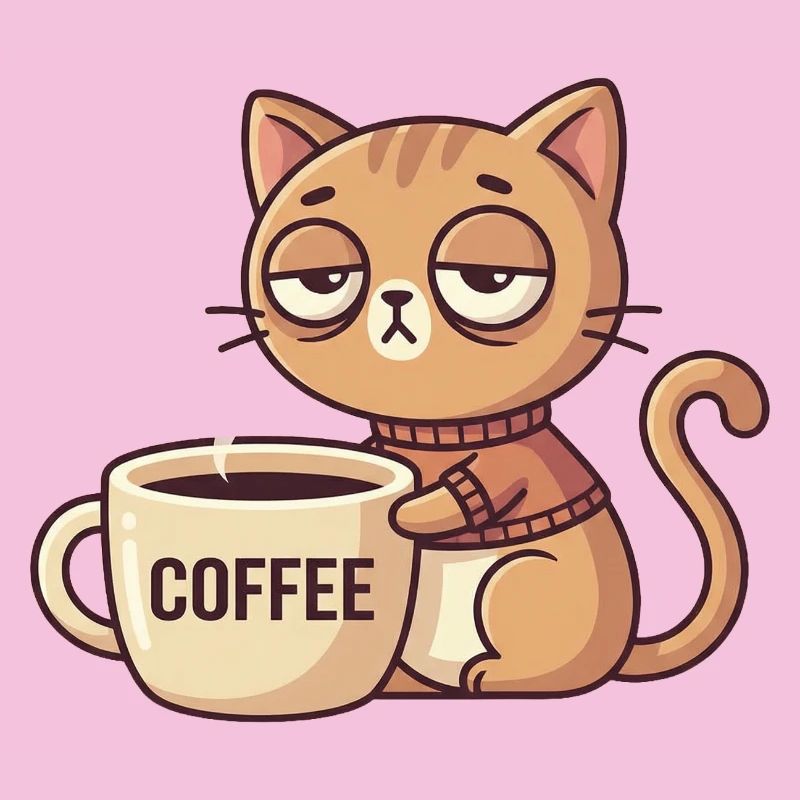 Kätzchen Kaffee Charm