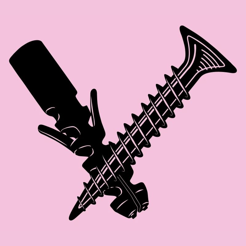 Screw and plug