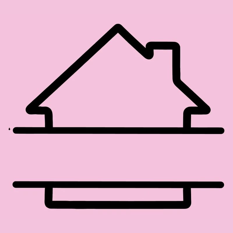 Accueil bannière de texte de logo simple